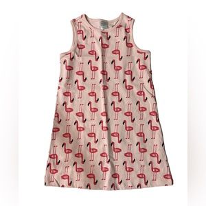 Hanna Andersson flamingo dress NWOT size 10